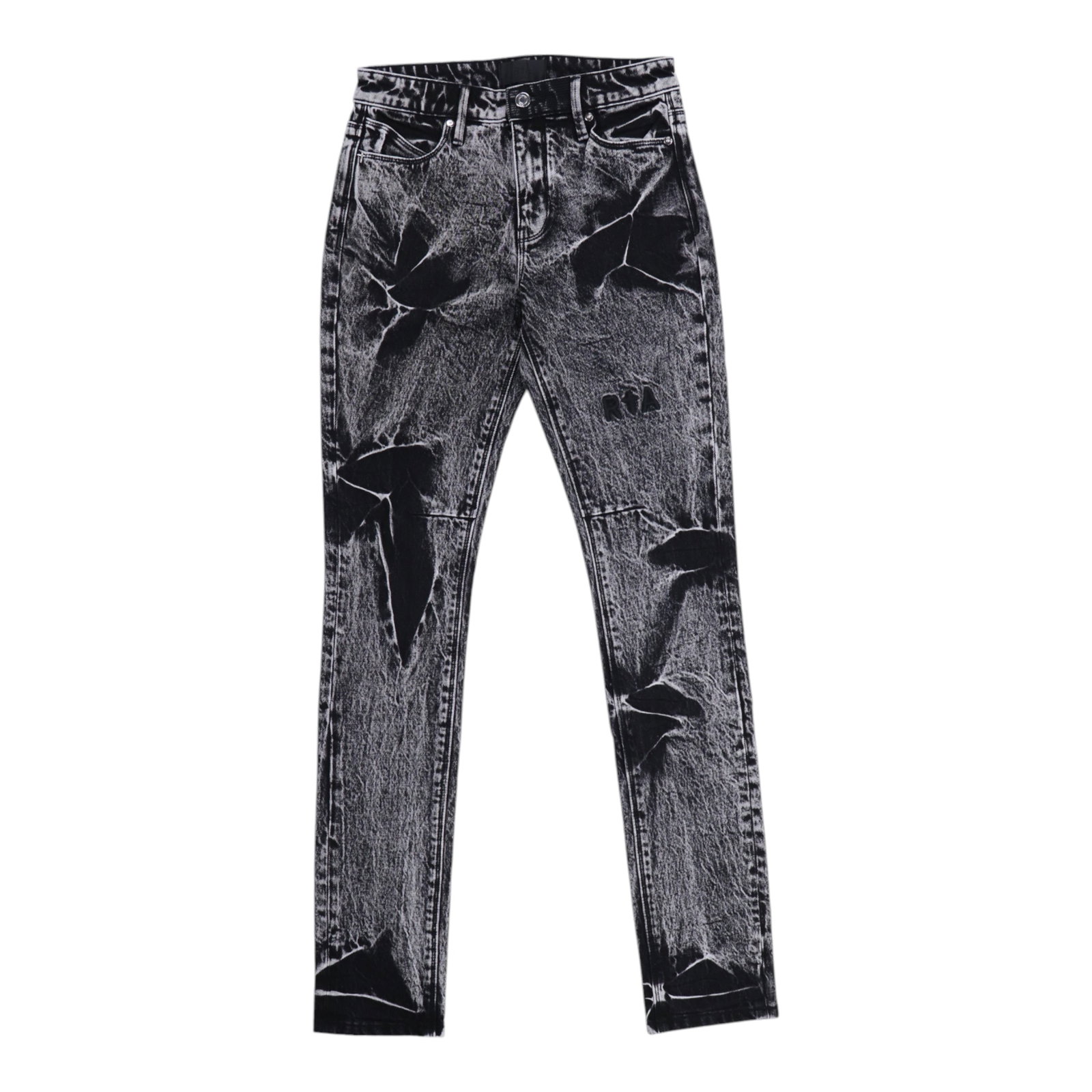 Bryant Flower Skinny Acid Wash Jeans by RTA (1 of 1)