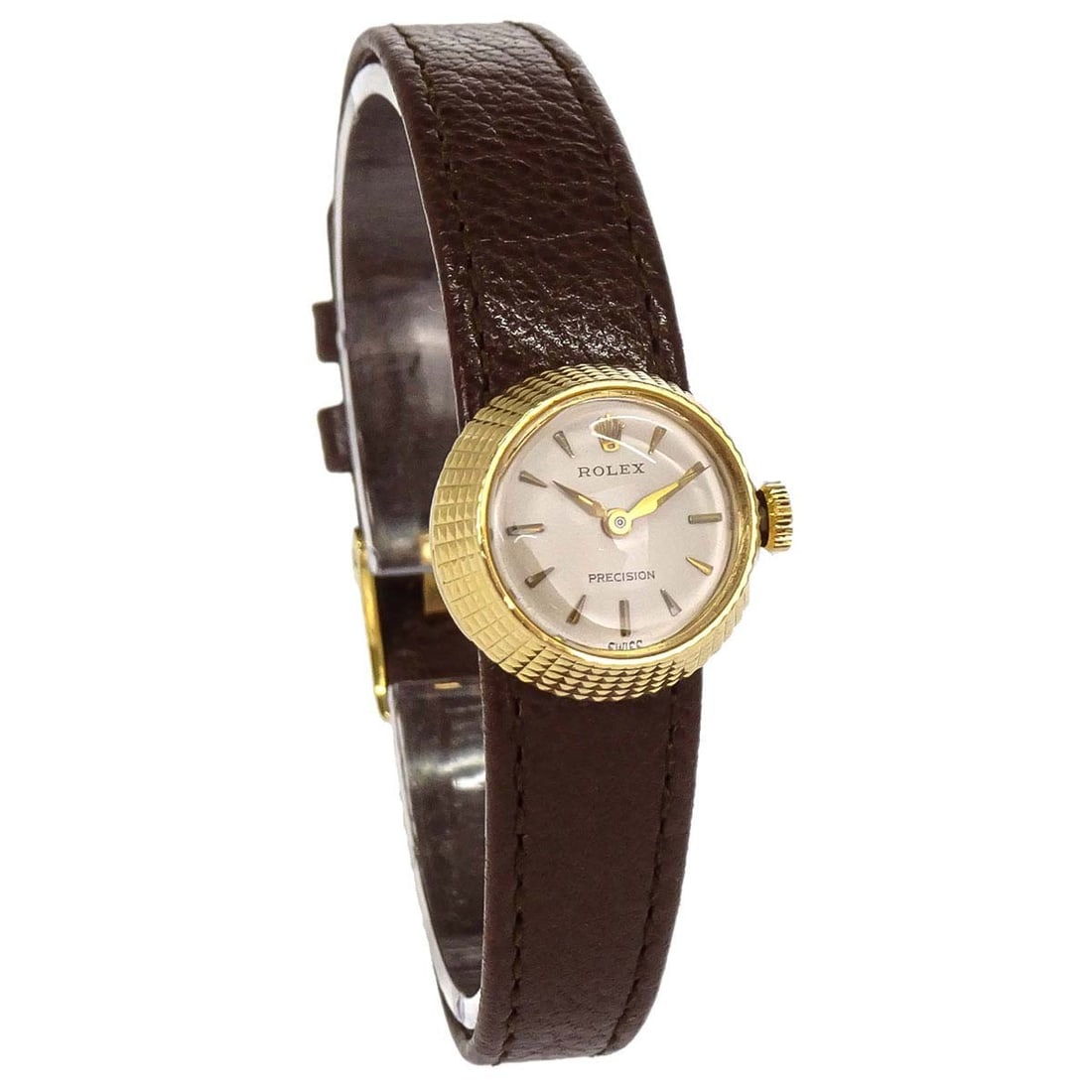 Rolex Chameleon Ref 8789 18K Yellow Gold 16mm Manual Wristwatch (1 of 10)