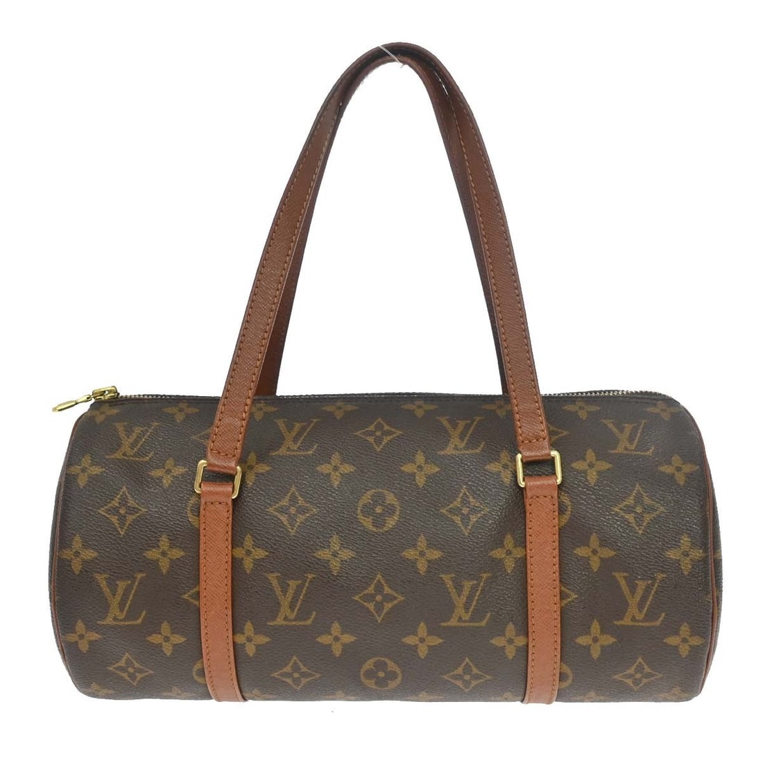 Louis Vuitton Papillon 30 Monogram Canvas Zip Handbag M51365: Louis Vuitton Papillon 30 Monogram Canvas Zip Handbag M51365 Vintage Louis Vuitton Papillon 30 handbag in brown Monogram canvas with leather double handles and a zip closure. Made in France, this medi