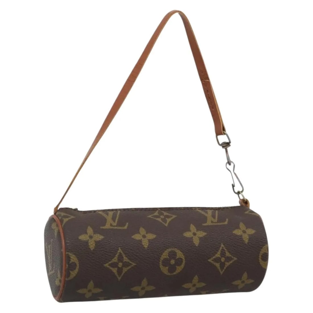 Louis Vuitton Papillon Pochette Brown Monogram Canvas Bag: Louis Vuitton Papillon Pochette Brown Monogram Canvas Bag Louis Vuitton Papillon Pochette in brown monogram canvas, made in France. This female model measures 15.5 cm x 6 cm x 6 cm and is offered in g