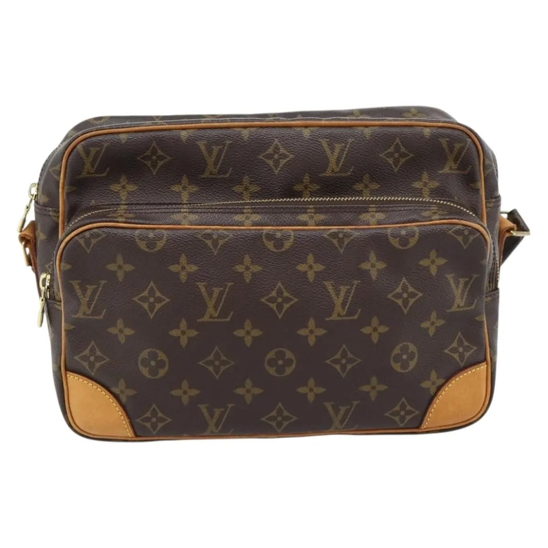 Louis Vuitton Nil Monogram Canvas Messenger Bag: Louis Vuitton Nil Monogram Canvas Messenger Bag This Louis Vuitton Nil Messenger Bag is crafted from brown monogram canvas and designed for unisex use. Made in France, it features a spacious interior 