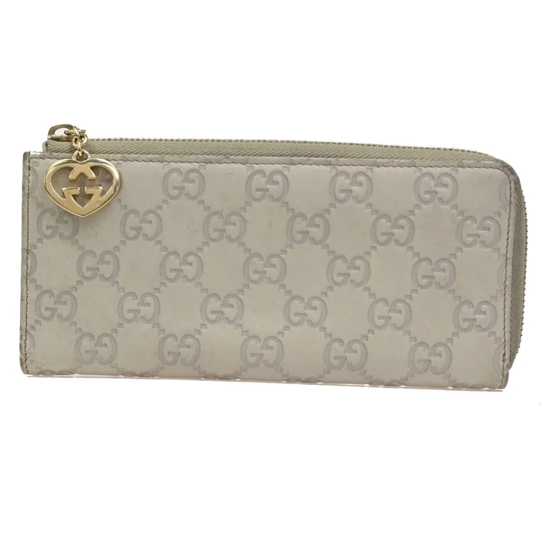 Gucci Beige Leather Interlocking G Zip Wallet Outlet: Gucci Beige Leather Interlocking G Zip Wallet Outlet This Gucci Interlocking G Zip Around Wallet is crafted from beige leather and features the iconic interlocking G design. Designed for women, it off