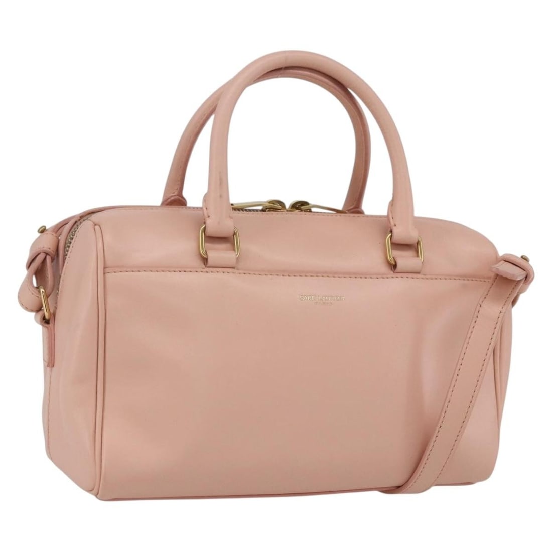 Saint Laurent 330958 Baby Duffel Pink Leather Handbag (1 of 18)