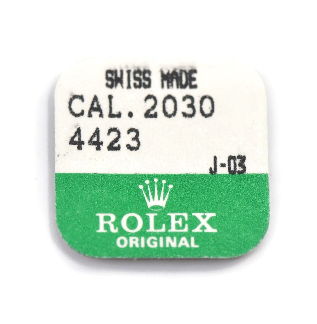 Rolex Minute Pinion Movement Part Cal 2030-4423: Rolex Minute Pinion Movement Part Cal 2030-4423 This is a pre-owned Rolex Minute Pinion, model Cal 2030-4423. It is a movement part specifically designed for Rolex watches, ensuring compatibility with