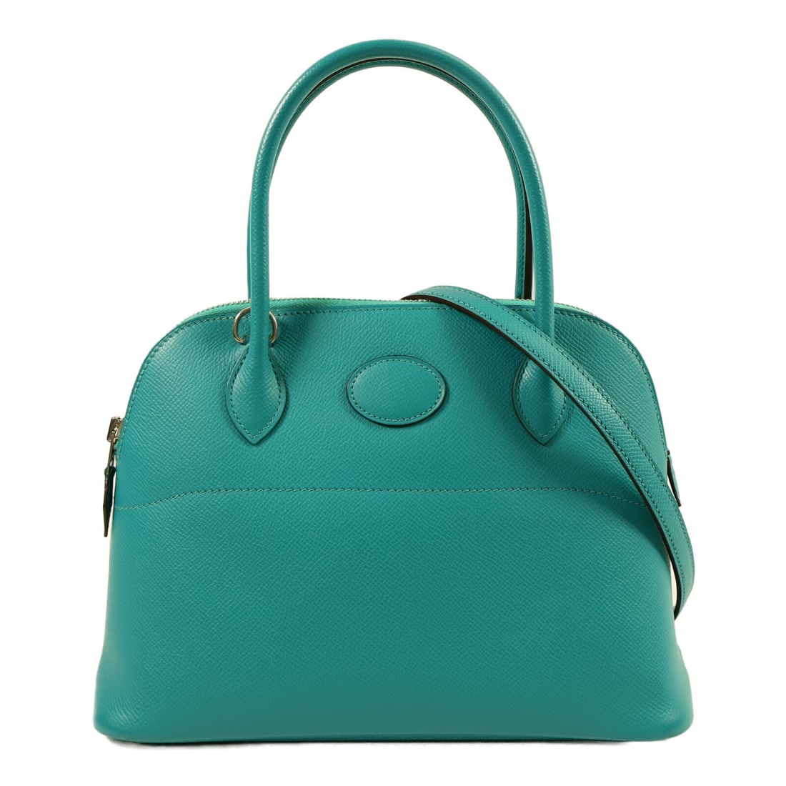 Hermes Bolide 27 Epsom 2Way Shoulder Bag Bleu Paon PHW: Hermes Bolide 27 Epsom 2Way Shoulder Bag Bleu Paon PHW Hermes Bolide 27 2Way Shoulder Bag in Epsom leather and calfskin (cowhide) with a Bleu Paon blue colorway. It features a shoulder strap, top hand