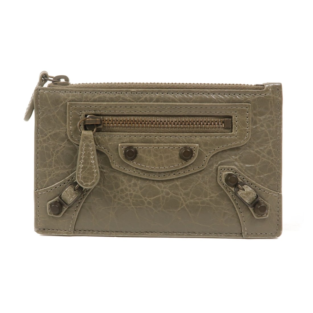 Balenciaga Le City Lambskin Card Case Gray SHW 810607.3258 (1 of 16)