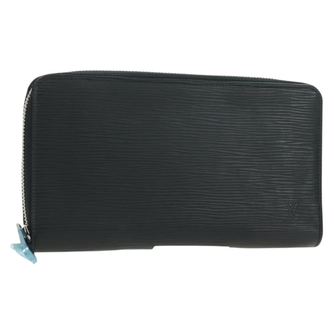 Louis Vuitton M63852 Epi Leather Long Wallet Black with Box Dust Bag: Louis Vuitton M63852 Epi Leather Long Wallet Black with Box Dust Bag Louis Vuitton Epi Zippy Organizer long wallet in black Epi leather. It comes with a dust bag and item box, and was made in France. 
