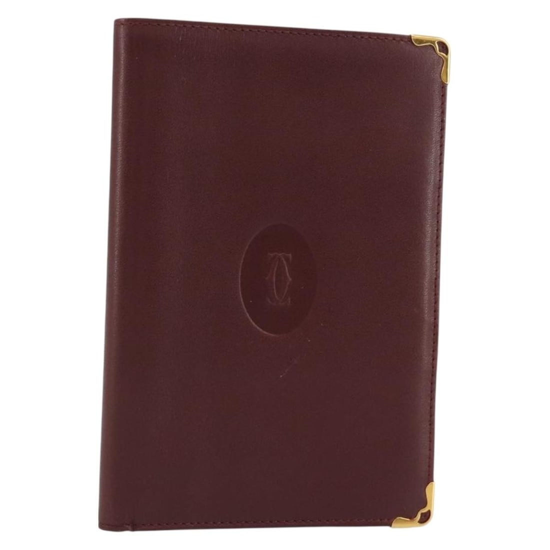 Cartier Bordeaux Leather Passport Case with Guarantee Card (1 of 18)