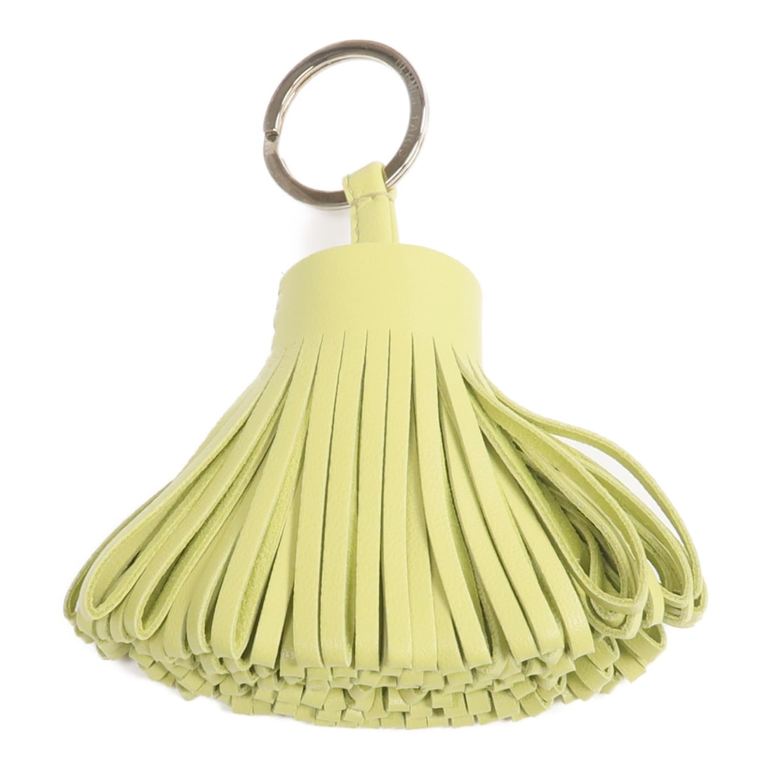 Hermes Carmen Charm Green Milo Lambskin Leather GHW: Hermes Carmen Charm Green Milo Lambskin Leather GHW A Hermes Carmen charm made from lambskin (sheep leather) in green. This women's regular-size charm is made in France and is presented in very good A