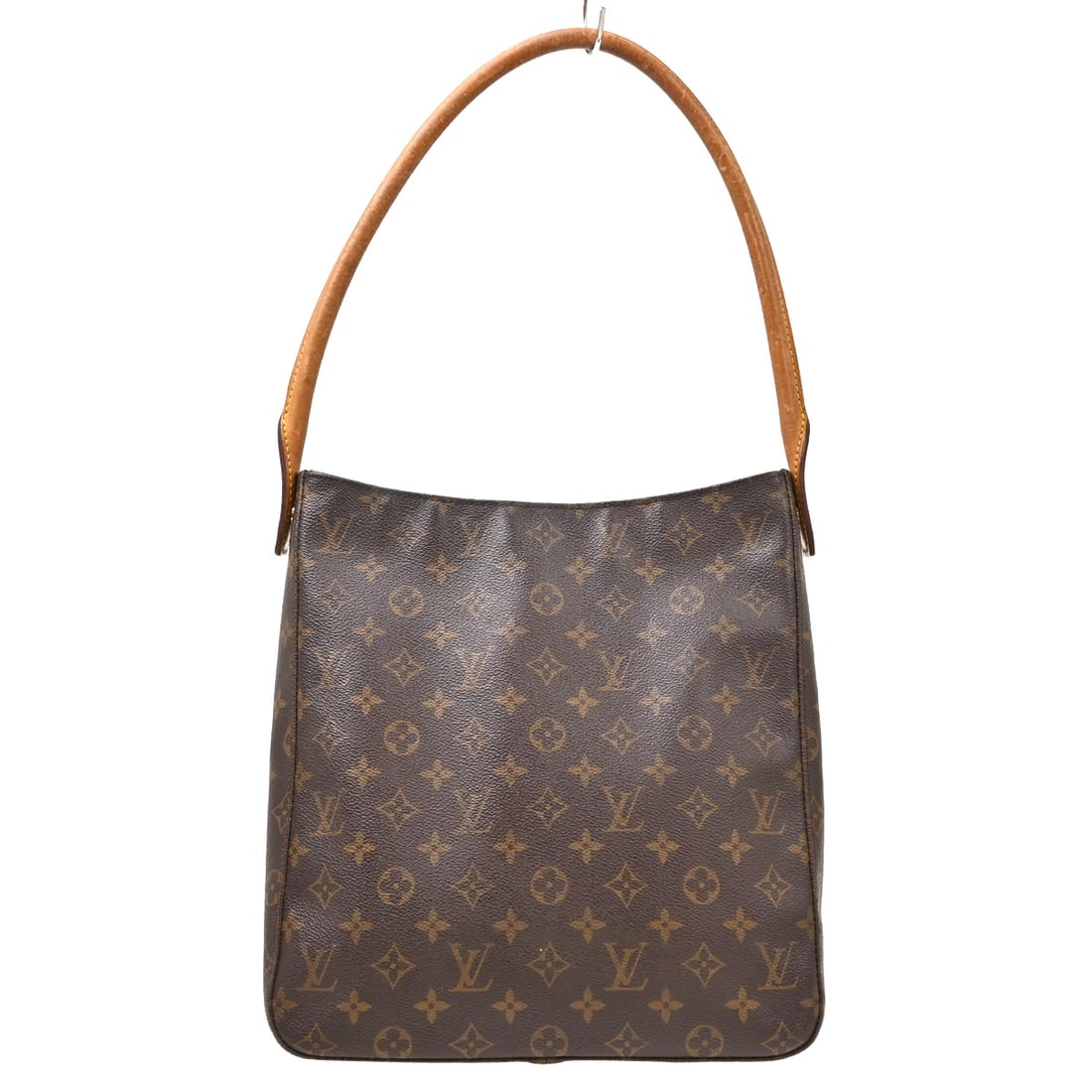 Louis Vuitton Looping GM Monogram Shoulder Bag M51145: Louis Vuitton Looping GM Monogram Shoulder Bag M51145 Louis Vuitton Looping GM shoulder bag in Monogram canvas and leather, made in France. This vintage medium-sized bag features a brown exterior with