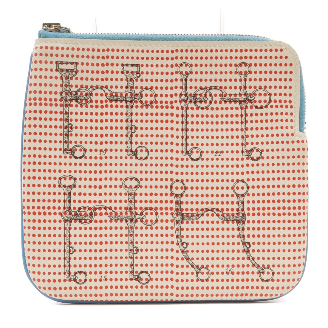 Hermes Carre Pocket Pouch Multicolor Swift Calfskin PHW (1 of 14)