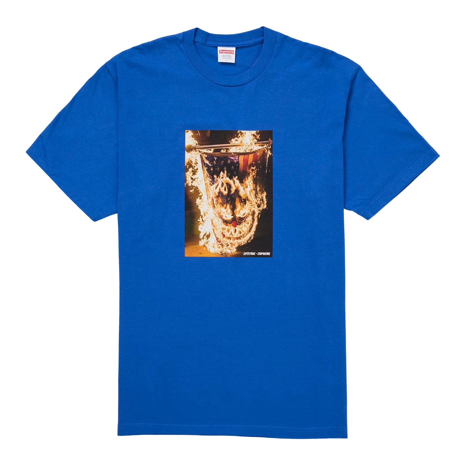 Supreme Spitfire Flag Royal T Shirt Size Medium (1 of 2)