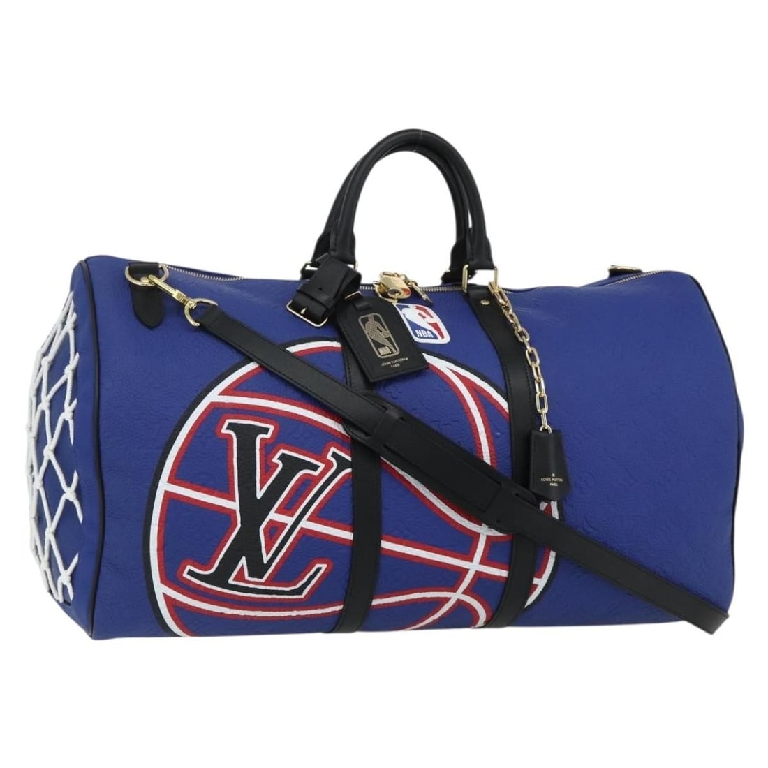 Louis Vuitton M21105 Keepall 50 Bandouliere Monogram Blue Boston Bag: Louis Vuitton M21105 Keepall 50 Bandouliere Monogram Blue Boston Bag Louis Vuitton Keepall Bandouliere 50 in Monogram Canvas with a Monogram/Blue exterior color. This Boston bag is made in France and 