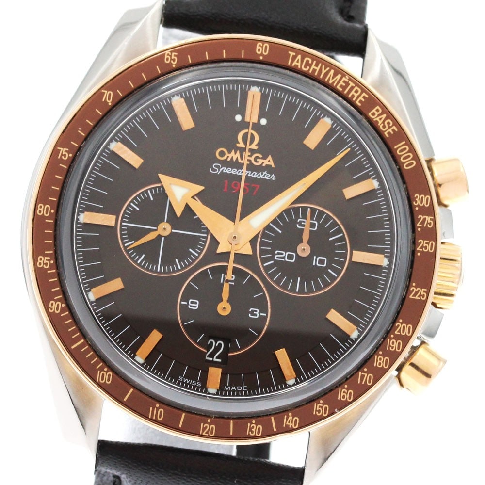 OMEGA Speedmaster Broad Arrow Date Co-Axial 321.93.42.50.13.001 Men's Watch: OMEGA Speedmaster Broad Arrow Date Co-Axial 321.93.42.50.13.001 Men's Watch OMEGA Speedmaster Broad Arrow Date Co-Axial men's wristwatch, pre-owned and made in Switzerland. It features a stainless ste