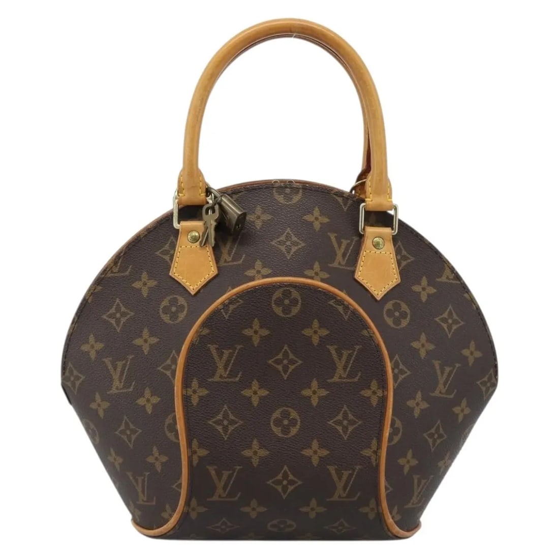 Louis Vuitton Ellipse Monogram Canvas Handbag: Louis Vuitton Ellipse Monogram Canvas Handbag This Louis Vuitton Ellipse Bag features the iconic Monogram Canvas in a multicolour design. Crafted for women, the bag is made in France and showcases a s