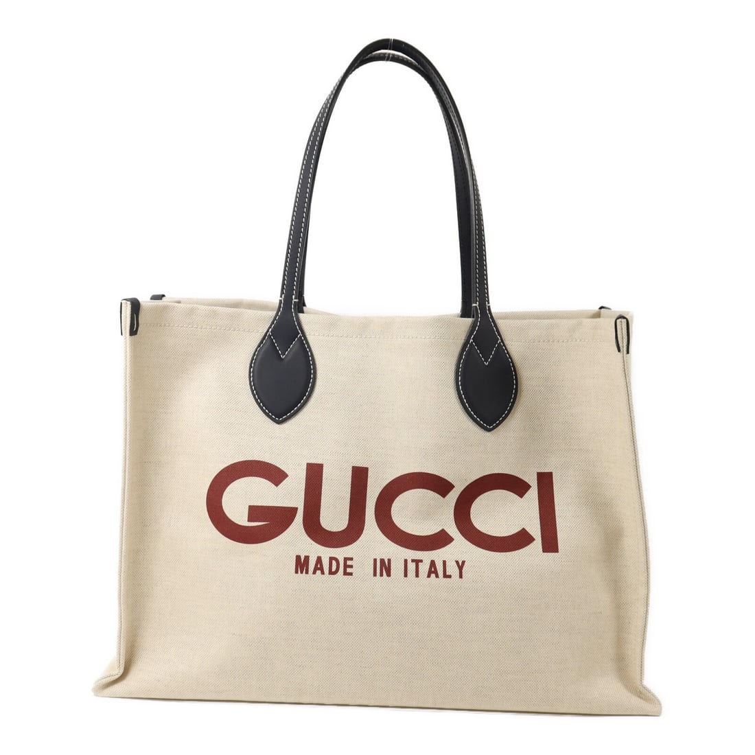 Gucci 772176 GG Tote in PVC Coated Canvas Beige Navy: Gucci 772176 GG Tote in PVC Coated Canvas Beige Navy A GUCCI GG SHW tote bag, model 772176, made from PVC coated canvas in beige and navy. It includes a pouch accessory and has a handle length of 47 c
