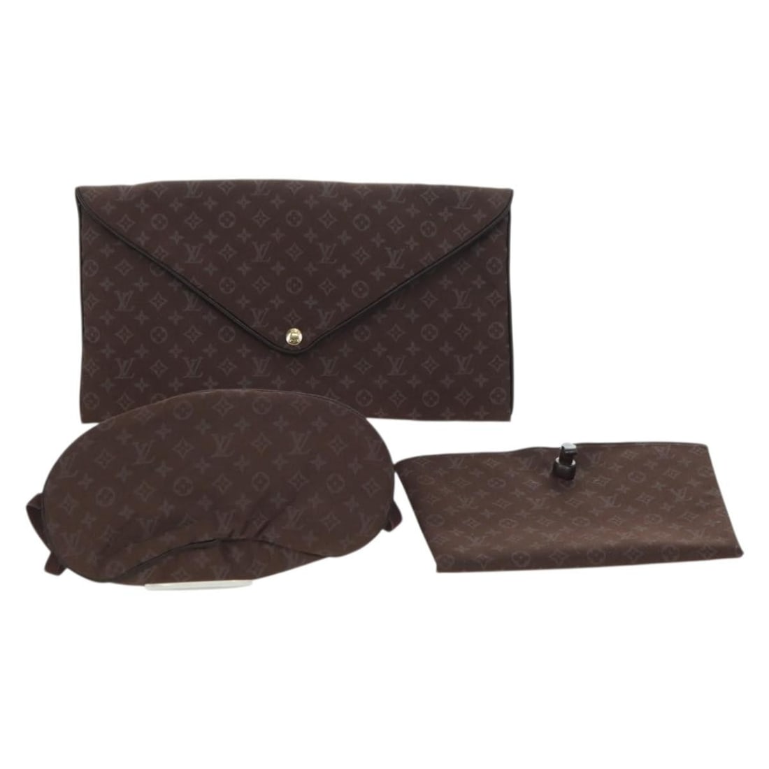 Louis Vuitton M99204 Monogram Mini Lin Brown Travel Case (1 of 18)