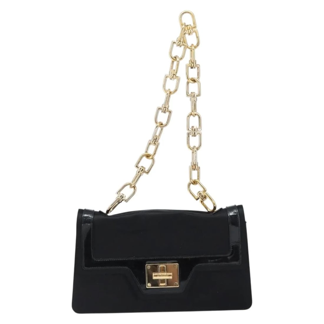 Givenchy Satin Chain Strap Shoulder Purse Black 27cm by 15cm (1 of 18)
