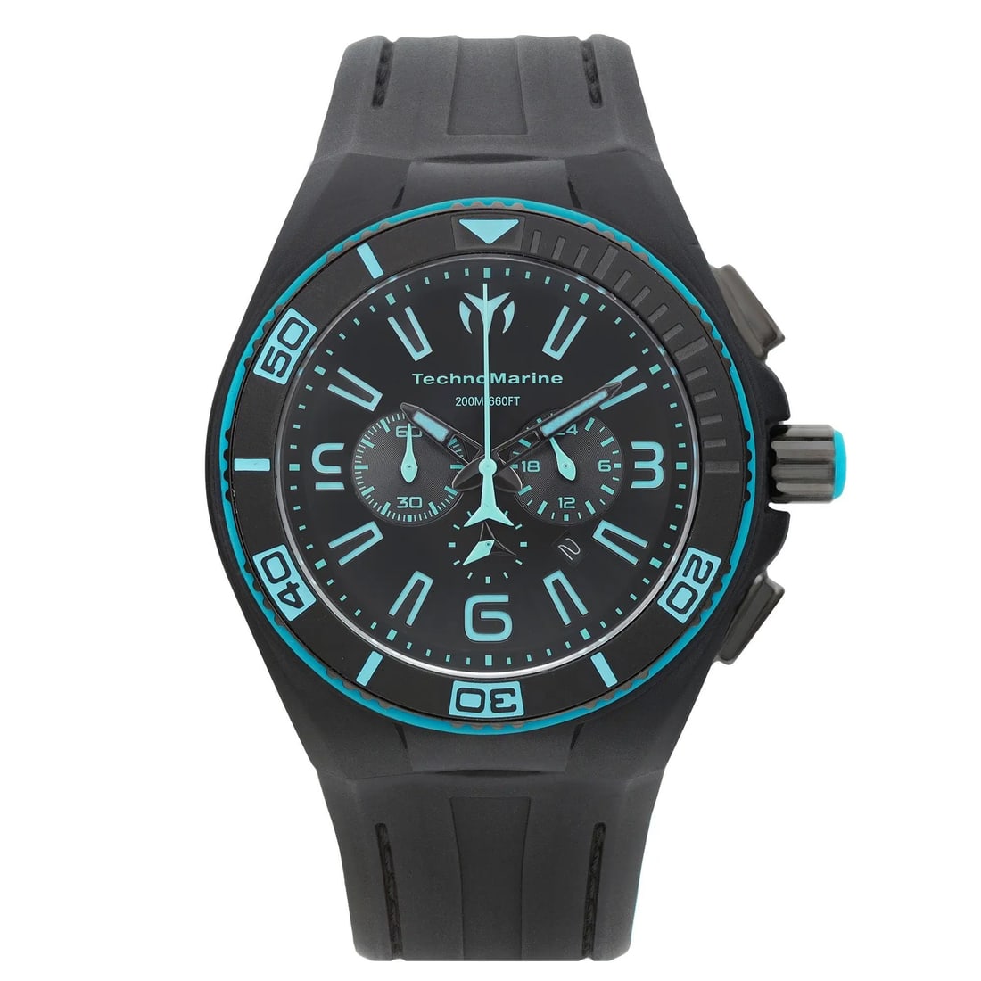 TechnoMarine Cruise Night Vision 45mm Black Dial Quartz Sport Watch: TechnoMarine Cruise Night Vision 45mm Black Dial Quartz Sport Watch This TechnoMarine Cruise Night Vision wristwatch combines a sporty design with functional features perfect for everyday wear. The wa
