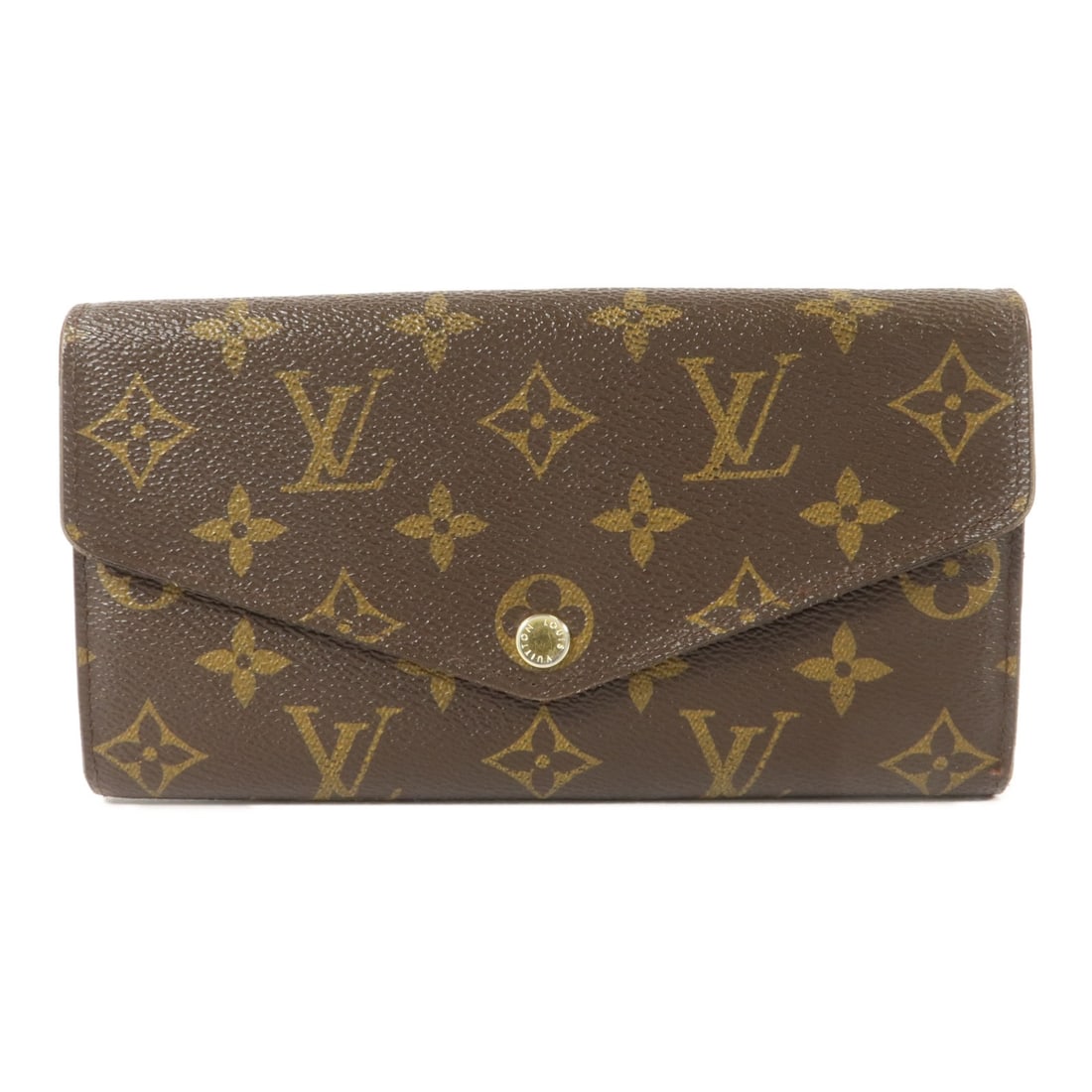 Louis Vuitton M60531 Portefeuille Sarah Monogram Long Wallet Brown (1 of 18)