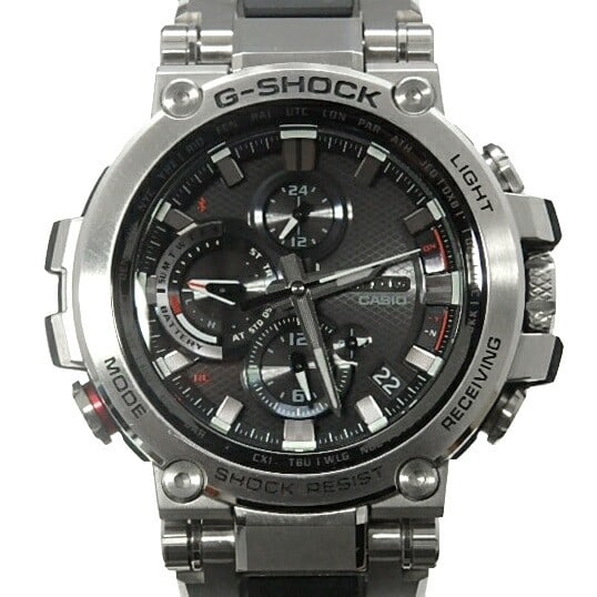 Casio MTG-B1000-1AJR G-SHOCK MT-G Mens Bluetooth Wristwatch: Casio MTG-B1000-1AJR G-SHOCK MT-G Mens Bluetooth Wristwatch This Casio G-SHOCK MT-G MTG-B1000-1AJR men's wristwatch is a pre-owned model with quartz movement, Tough Solar, Bluetooth Mobile Link, and M
