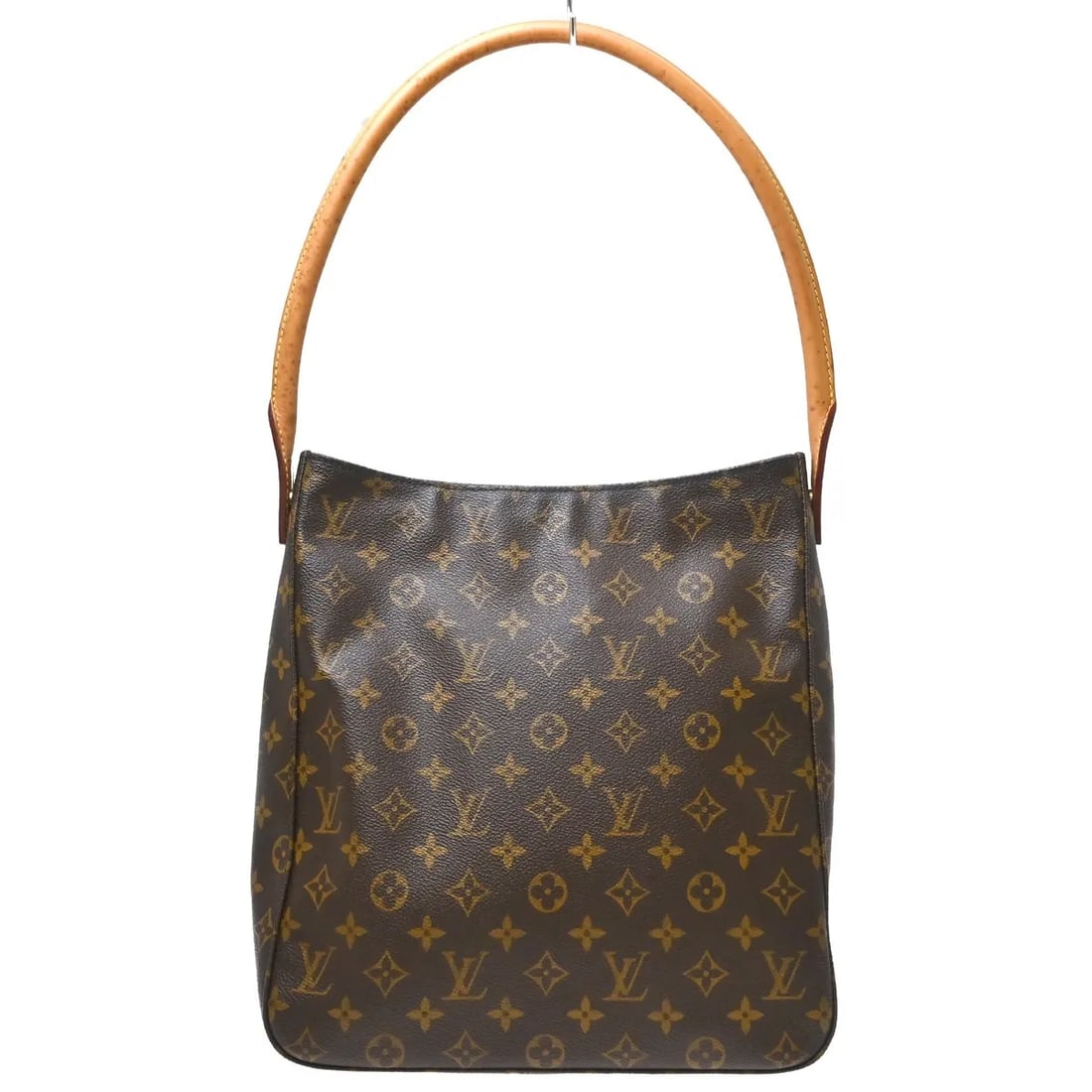 Louis Vuitton Looping Shoulder Bag Monogram Canvas Brown: Louis Vuitton Looping Shoulder Bag Monogram Canvas Brown Louis Vuitton Monogram Looping is a women's handbag crafted in brown monogram canvas. It was made in France and measures 28 cm x 30 cm x 10 cm.