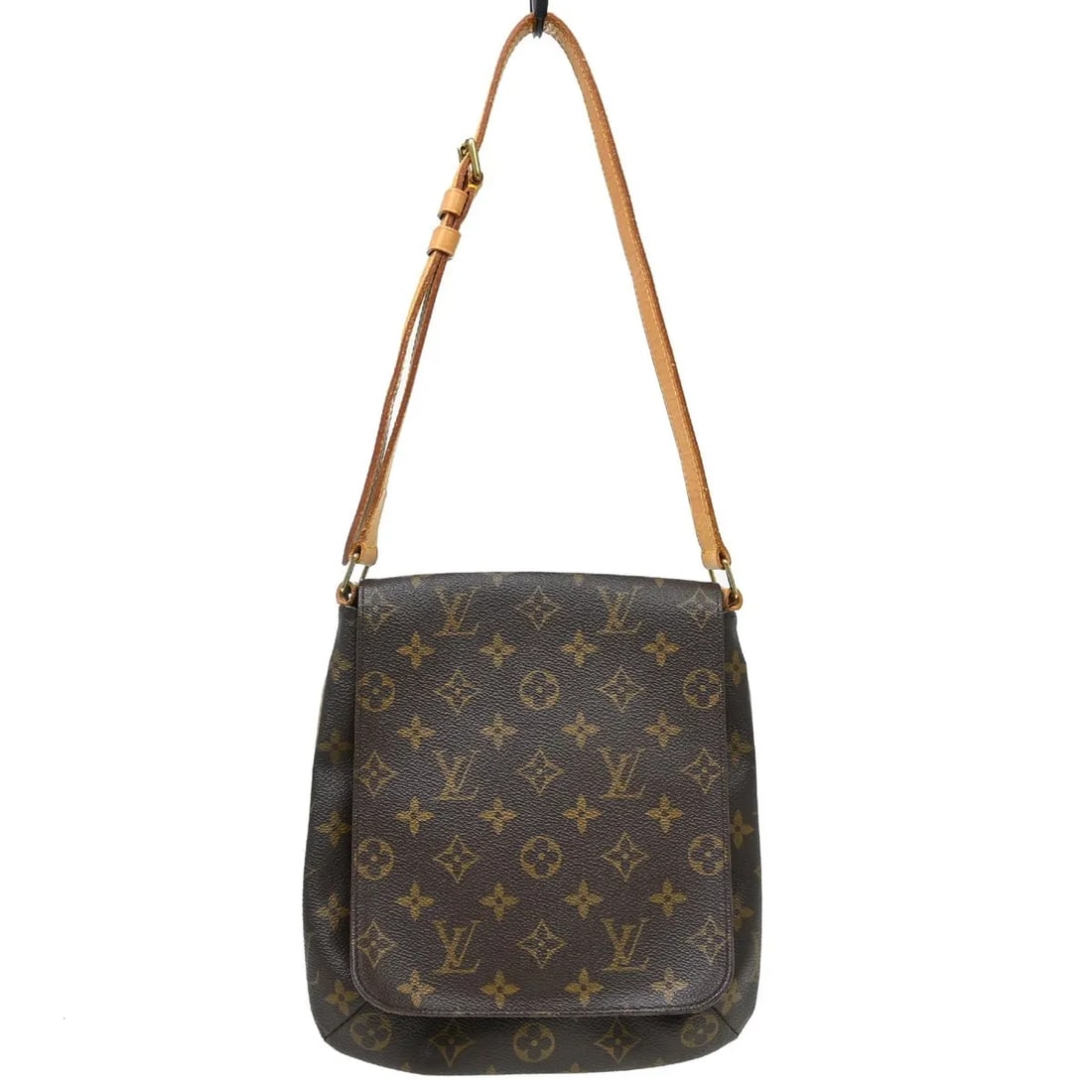Louis Vuitton Musette Salsa Unisex Brown Canvas Shoulder Bag: Louis Vuitton Musette Salsa Unisex Brown Canvas Shoulder Bag Louis Vuitton Musette Salsa shoulder bag in brown monogram canvas. This unisex bag is made in Spain and remains in good condition with visi