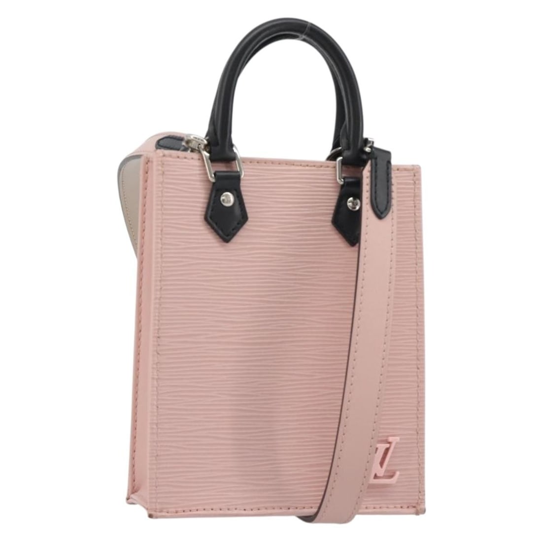 Louis Vuitton M69575 Petit Sac Plat Epi Leather Pink Handbag: Louis Vuitton M69575 Petit Sac Plat Epi Leather Pink Handbag Louis Vuitton Epi Petit Sac Plat hand bag in Rose Valerine pink Epi leather. Made in Spain, this women's bag measures approximately 14 cm