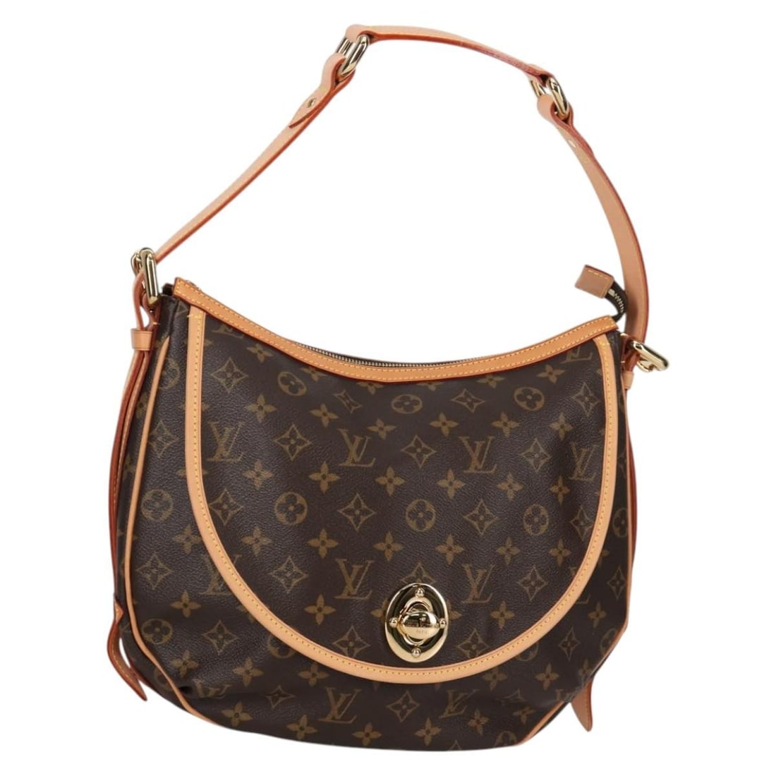 Louis Vuitton M40075 Tolum GM Monogram Canvas Shoulder Bag: Louis Vuitton M40075 Tolum GM Monogram Canvas Shoulder Bag Louis Vuitton Monogram Tolum GM shoulder bag in Monogram Canvas, made in France. It comes with a dust bag and features the M40075 product num