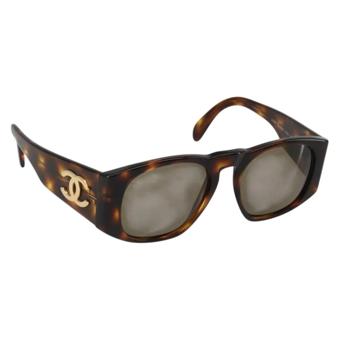 Chanel Coco Mark Plastic Barrette Brown Hair Clip: Chanel Coco Mark Plastic Barrette Brown Hair Clip Chanel Coco Mark barrette in brown plastic with gold-plated metal accents. This unisex hair accessory is in good overall condition, with rubbing to th