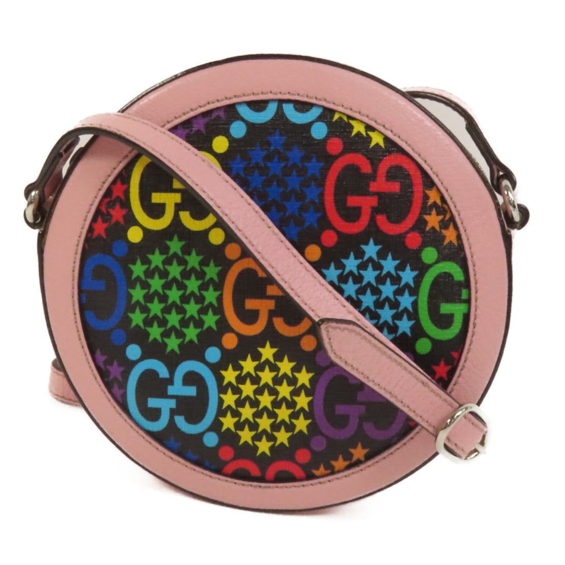 Gucci GG Psychedelic Multicolor PVC Coated Canvas Women's Shoulder Bag (1 of 14)