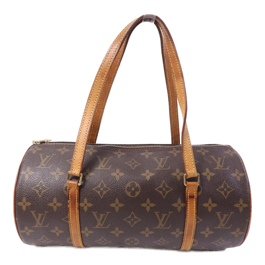 Louis Vuitton Papillon GM Monogram Handbag M51385 Brown: Louis Vuitton Papillon GM Monogram Handbag M51385 Brown Louis Vuitton Papillon GM handbag in brown Monogram and PVC coated canvas. This women's regular-size bag is made in France and features a brown 