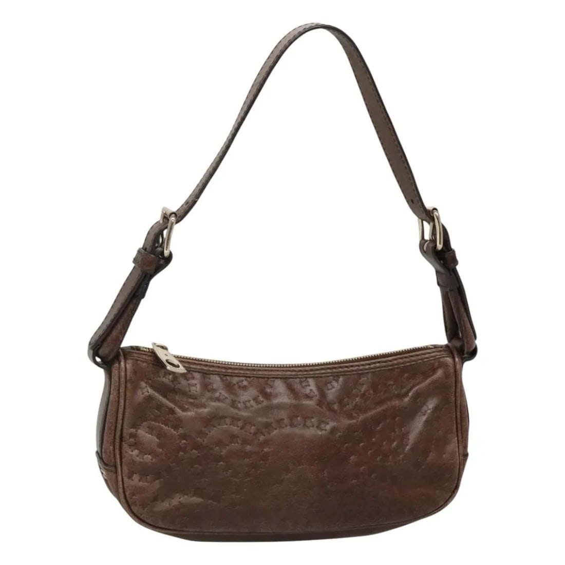 Celine Vintage Brown Leather Womens Bag 22cm x 11cm x 5cm: Celine Vintage Brown Leather Womens Bag 22cm x 11cm x 5cm Vintage Celine leather accessory in brown with an authentic worn-in character. This piece is in good vintage condition with honest wear throug