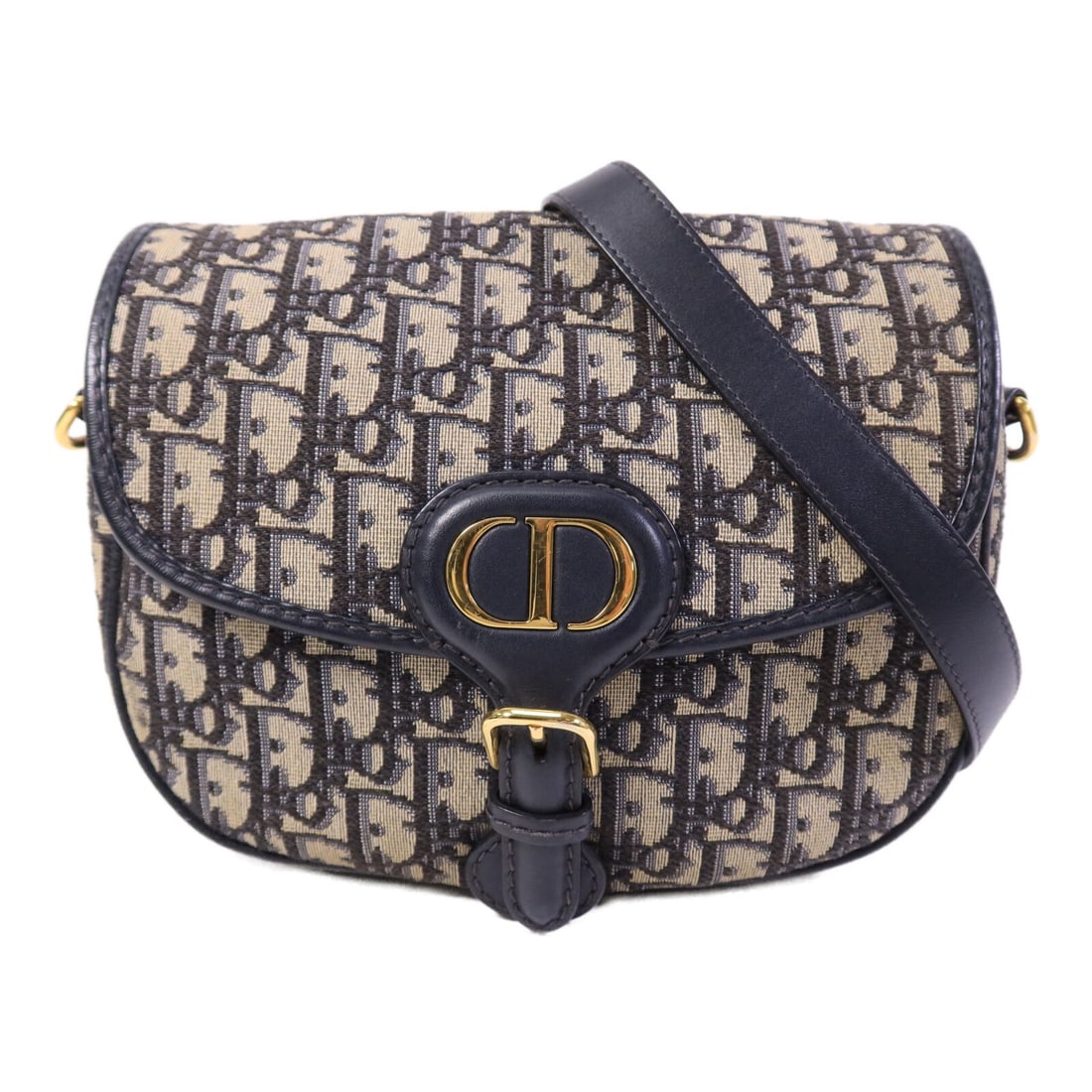 Dior Bobby Medium Shoulder Bag M9319 Blue Canvas CD GHW: Dior Bobby Medium Shoulder Bag M9319 Blue Canvas CD GHW Christian Dior Bobby Medium shoulder bag in blue canvas. It features a magnetic pocket, one outside open pocket, and one inside card pocket. The