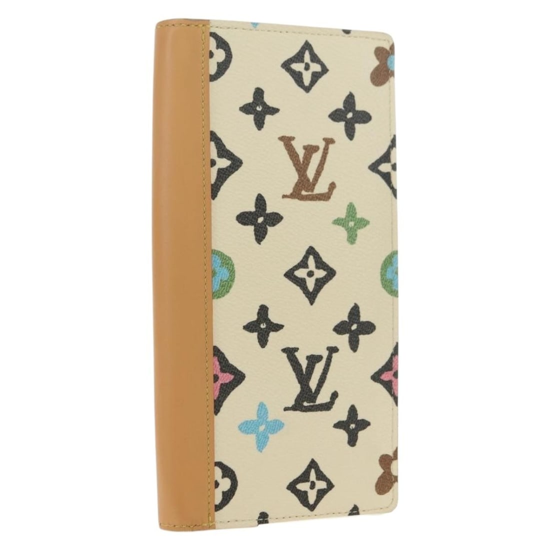 Louis Vuitton Brazza NM long wallet M83335 Damier Graphite canvas: Louis Vuitton Brazza NM long wallet M83335 Damier Graphite canvas Long wallet in Damier Graphite canvas with a beige colorway, made in France. It comes with the item box and is identified by product n