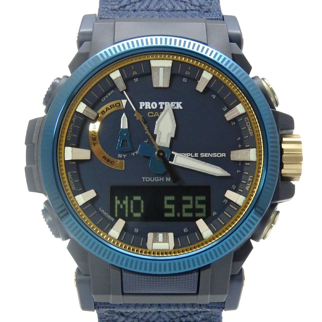 Casio PRW-61SS-2JR Pro Trek mens solar radio controlled watch: Casio PRW-61SS-2JR Pro Trek mens solar radio controlled watch Pre-owned Casio PRO TREK PRW-61SS-2JR men's wristwatch from Japan, featuring a quartz Tough Solar movement with Multi Band 6 radio control