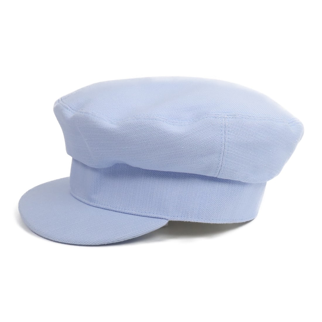Hermes Giulia Blue Cotton Chanvre Hat Size 57 (1 of 13)