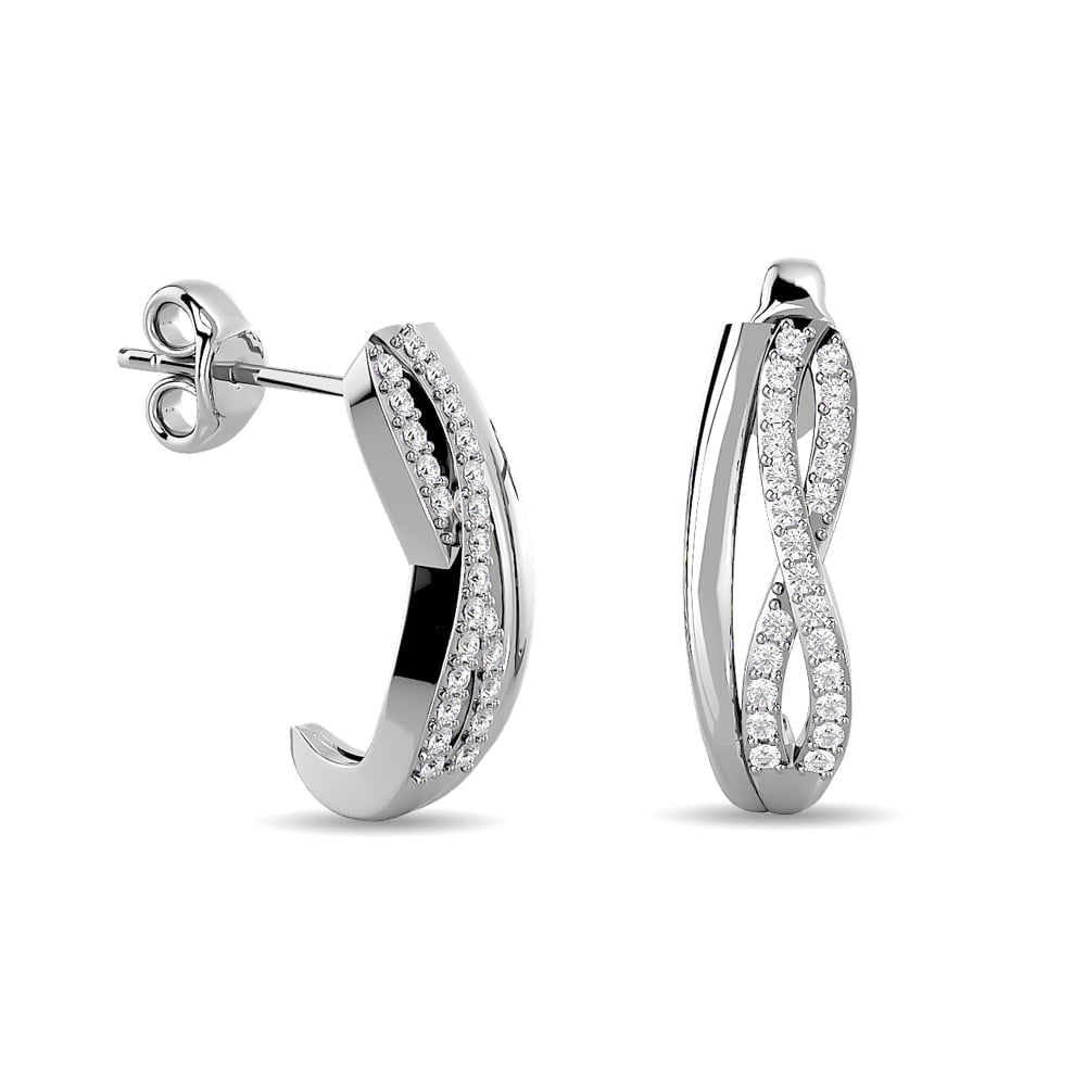 Diamond Fashion earrings 1/5 Ct.tw in 10K White Gold (1 of 4)