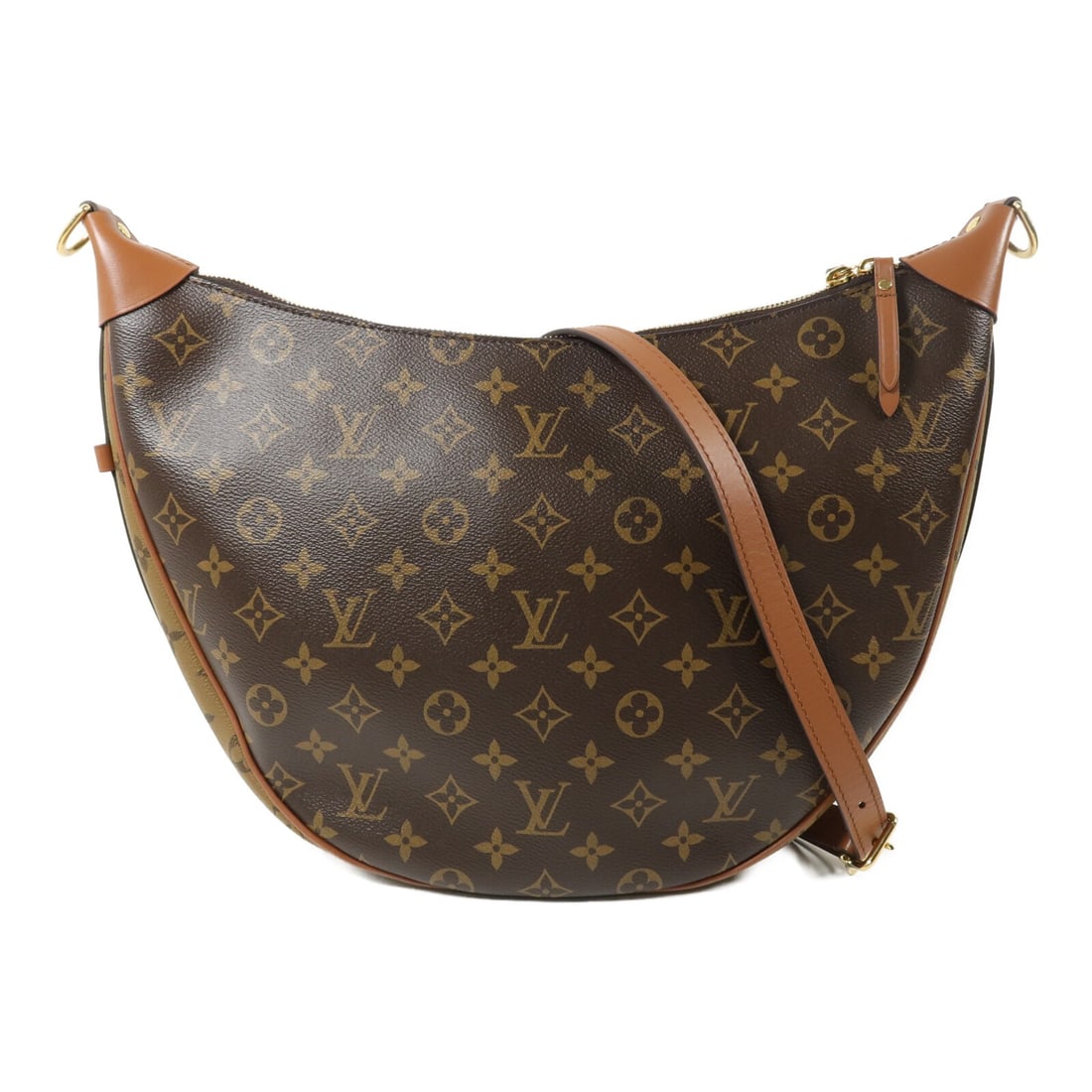 Louis Vuitton Loop Hobo 2 Way Bag M46311 Monogram Reverse Brown: Louis Vuitton Loop Hobo 2 Way Bag M46311 Monogram Reverse Brown Louis Vuitton Loop Hobo 2 Way Bag, model M46311, in Monogram Reverse and brown. It is made from Monogram Reverse and PVC coated canvas, 