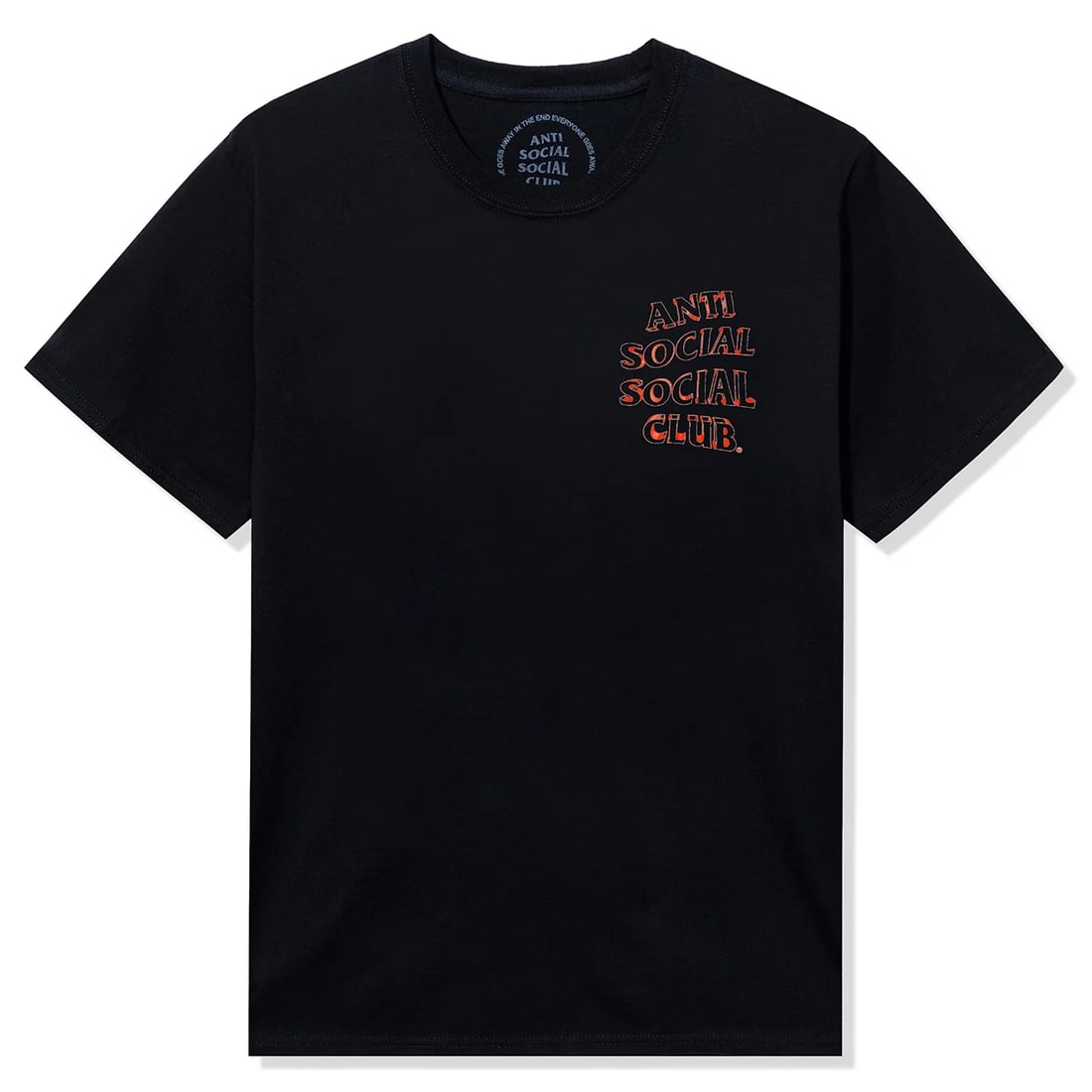 3D Mind Games Graphic Black T Shirt by Anti Social Social Club: 3D Mind Games Graphic Black T Shirt by Anti Social Social Club The Anti Social Social Club 3D Mind Games Black Tee features a bold 3D-inspired back graphic and a subtle front logo. Made from 100% cott