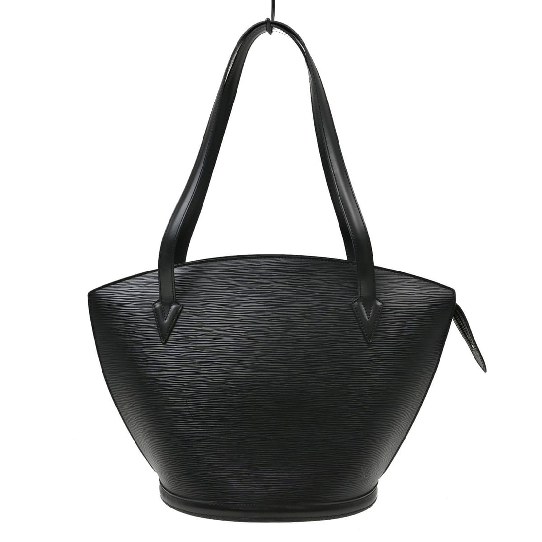 Louis Vuitton Saint Jacques Large Epi Leather Tote M52262 Black: Louis Vuitton Saint Jacques Large Epi Leather Tote M52262 Black Vintage Louis Vuitton Saint Jacques Shopping tote in Epi leather with double leather handles, zip closure, microfiber lining, and one in