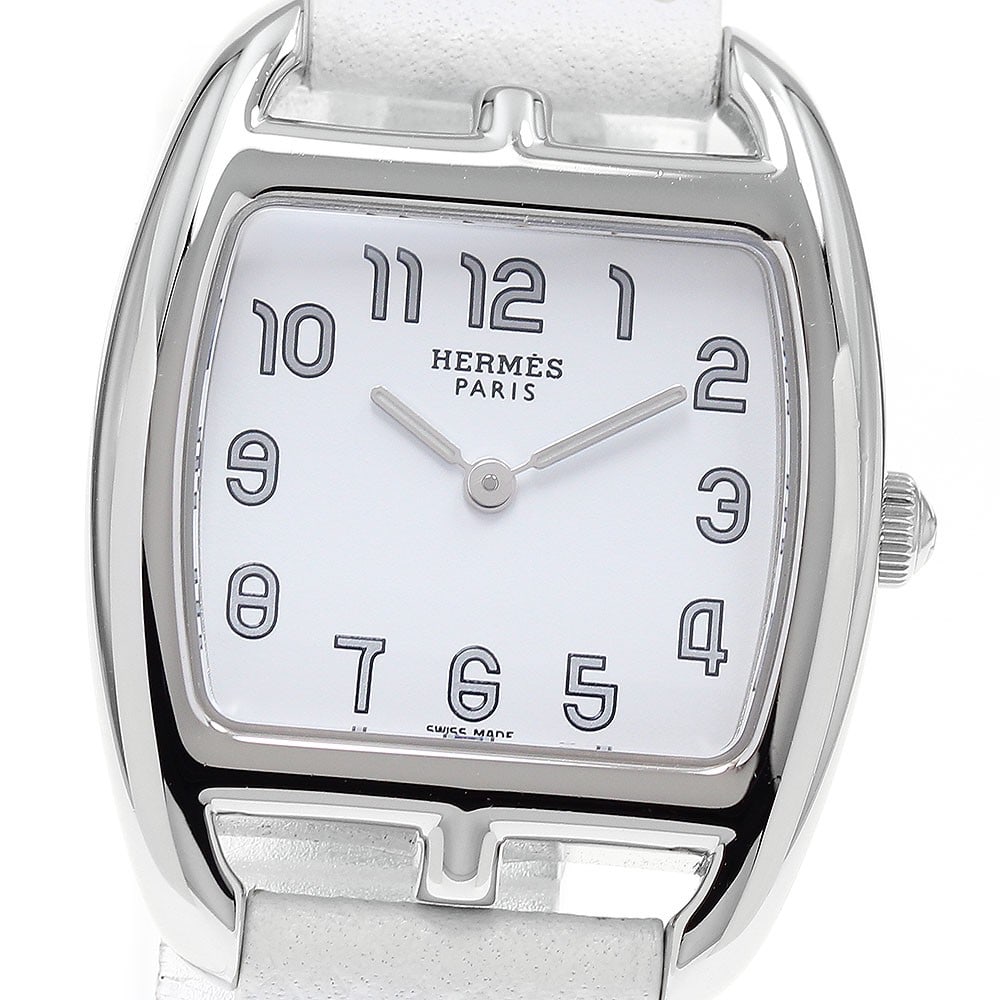 Hermes Cape Cod Tonneau CT1.210 Womens Quartz Wristwatch (1 of 7)