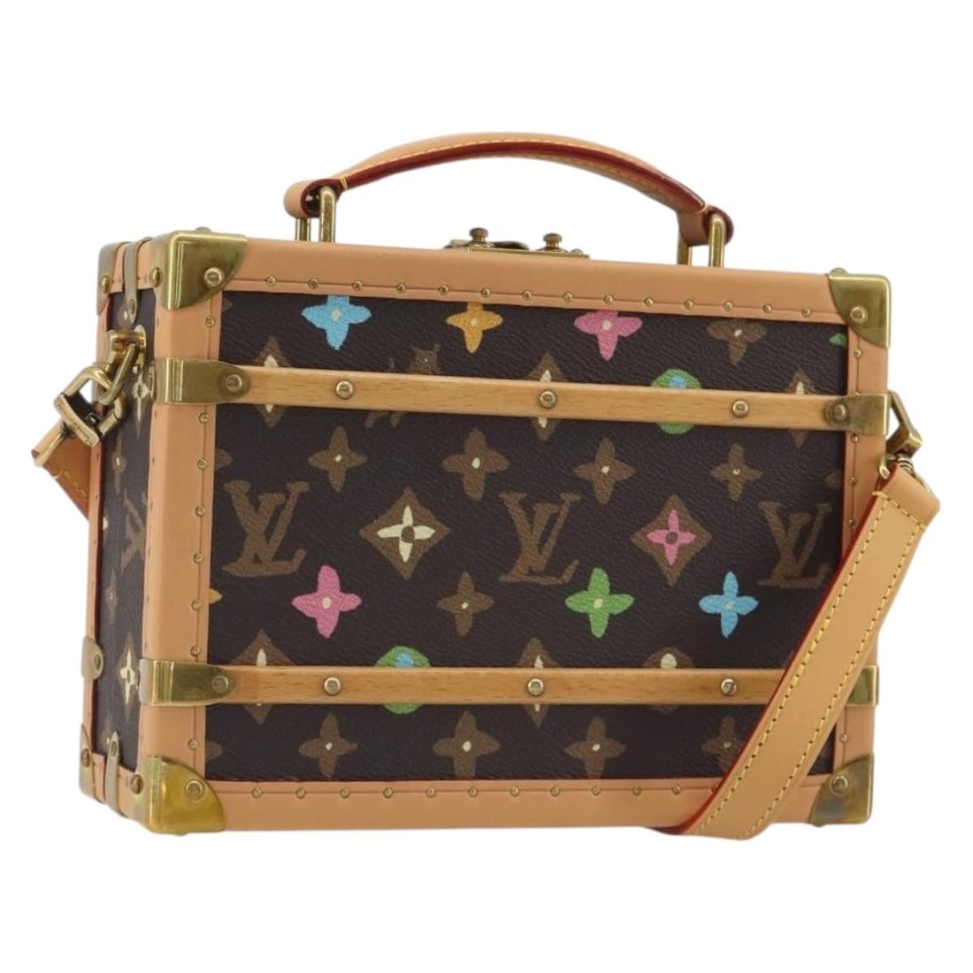 Louis Vuitton Handle Trunk 2way Shoulder Bag Monogram Canvas: Louis Vuitton Handle Trunk 2way Shoulder Bag Monogram Canvas Louis Vuitton Monogram Handle Trunk Shoulder Bag in Monogram Canvas, designed for women and made in France. This 2-way shoulder bag comes w