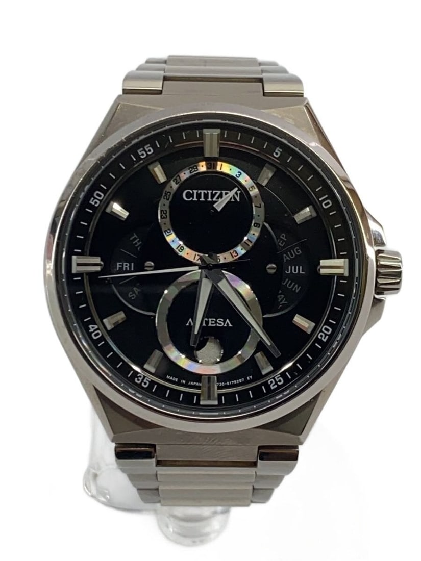 Citizen 8730-S127912 Attesa ACT Line Solar Men's Wristwatch: Citizen 8730-S127912 Attesa ACT Line Solar Men's Wristwatch Men's CITIZEN ATTESA ACT Line solar wristwatch, made in Japan. It is a pre-owned item in Used B condition, described as slightly used. The w