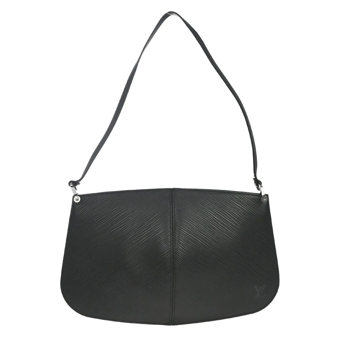 Louis Vuitton Demi Lune Pochette Black Epi Leather Bag (1 of 12)