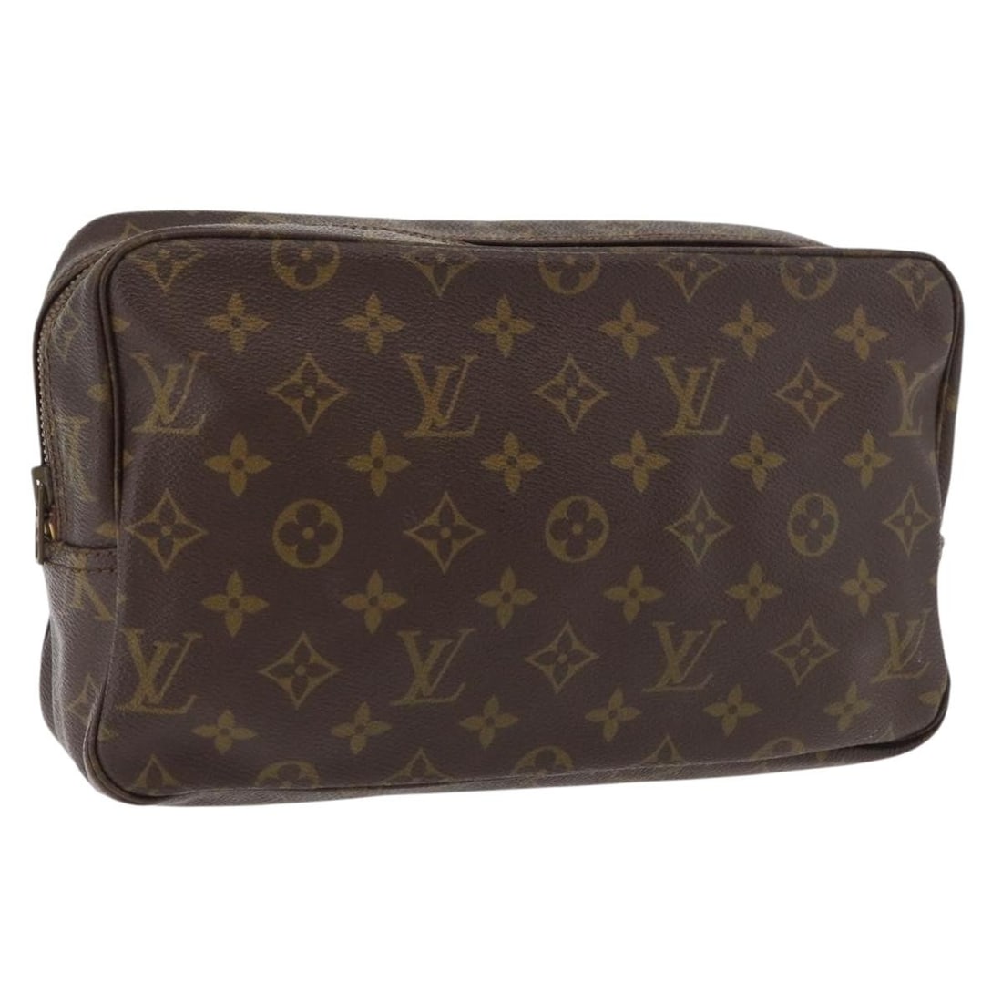 Louis Vuitton Monogram Canvas Trousse Toilette 28 Clutch Bag M47522: Louis Vuitton Monogram Canvas Trousse Toilette 28 Clutch Bag M47522 This is a Louis Vuitton Monogram Trousse Toilette 28 clutch bag, crafted from the brand's signature monogram canvas. Made in France,