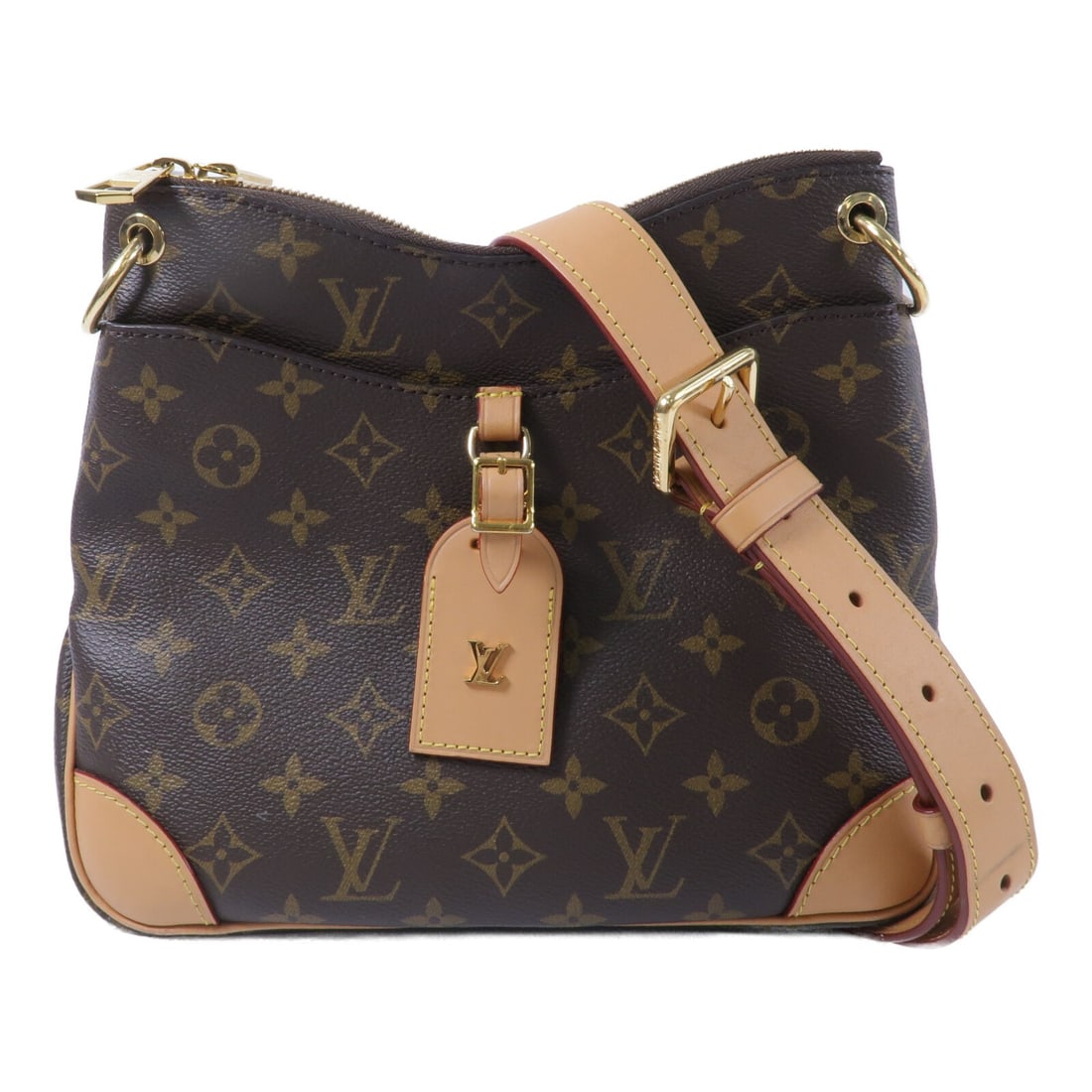 Louis Vuitton Odeon PM Monogram Shoulder Bag M45354: Louis Vuitton Odeon PM Monogram Shoulder Bag M45354 The Odeon PM shoulder bag is presented in brown Monogram x PVC coated canvas with gold-tone hardware. It features a shoulder strap, one outside magn