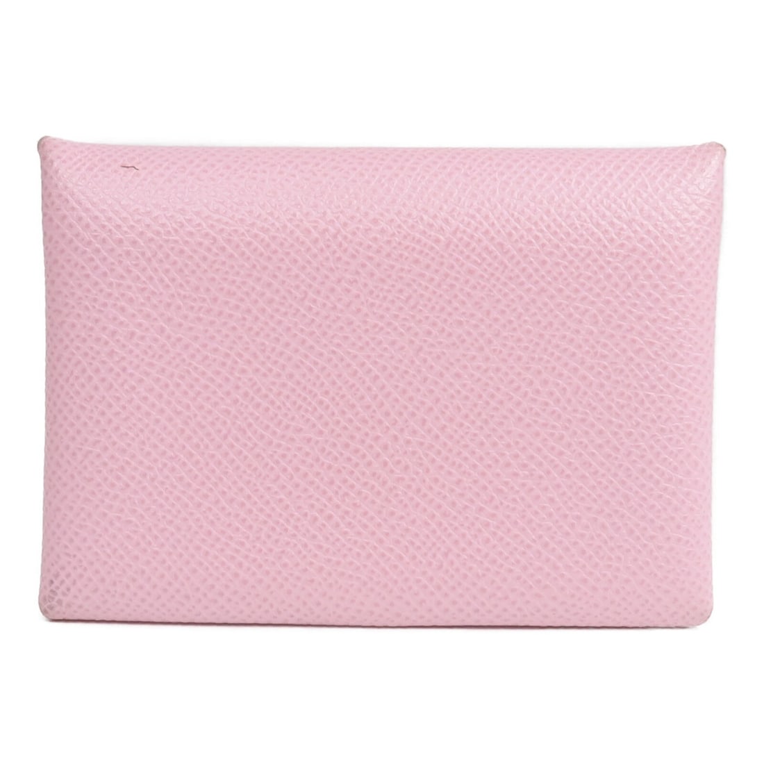 Hermes Calvi Duo Epsom Calfskin Card Coin Case Rose Azalee PHW: Hermes Calvi Duo Epsom Calfskin Card Coin Case Rose Azalee PHW Hermes PHW Calvi Duo Card Coin Case in Rose Azalee features Epsom leather with calfskin (cowhide) accents and a practical compact design.