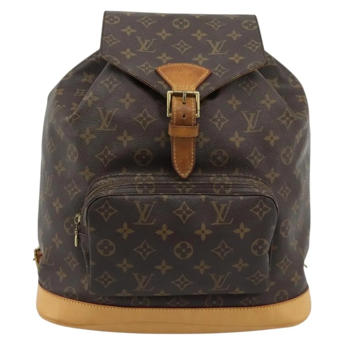 Louis Vuitton Vintage Montsouris Monogram Canvas Backpack: Louis Vuitton Vintage Montsouris Monogram Canvas Backpack Vintage Louis Vuitton Montsouris backpack in brown monogram canvas. This unisex bag is made in France and shows good overall condition with vi