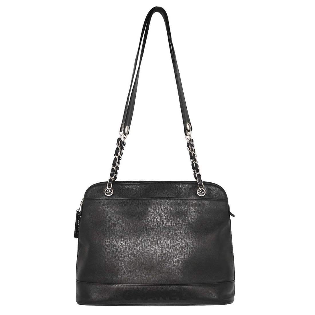 CHANEL Caviar Shoulder Tote in Black Leather (1 of 13)